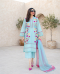 Embroidered Velvet Kurta and Trouser Ensemble