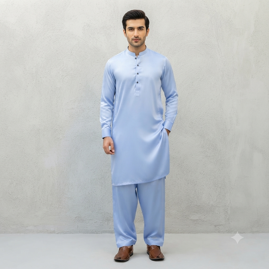 Premium Wash & Wear Men's Shalwar Kameez Fabric