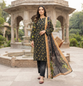 Fiza Noor Original Digital Printed 3-Piece Lawn Suit | 5-Meter Cutting