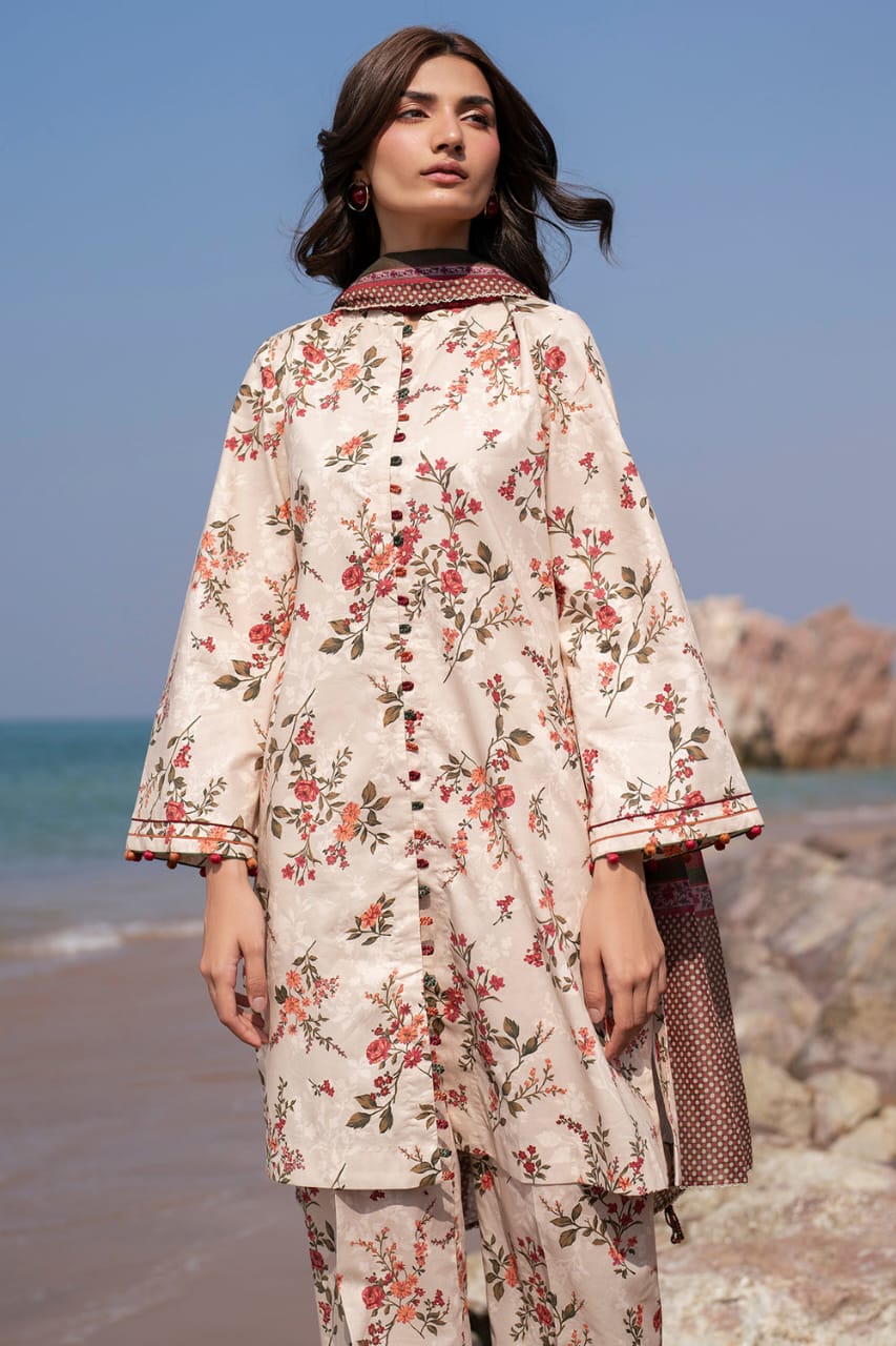 Jazmine | 3-Piece Printed Unstitched Swiss Lawn Suit