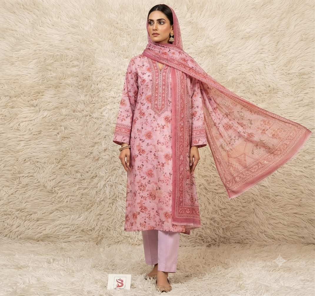 Bin Saeed 2026 Original Lawn Collection | 8-Meter Cutting | Premium Digital Prints