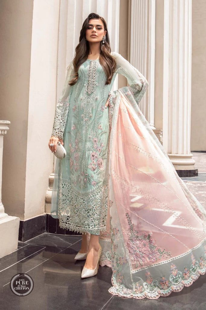 Maria B | 3-Piece Embroidered Unstitched Fancy Organza Suit