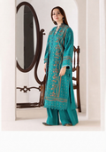 Embroidered Velvet Kurta and Trouser Ensemble