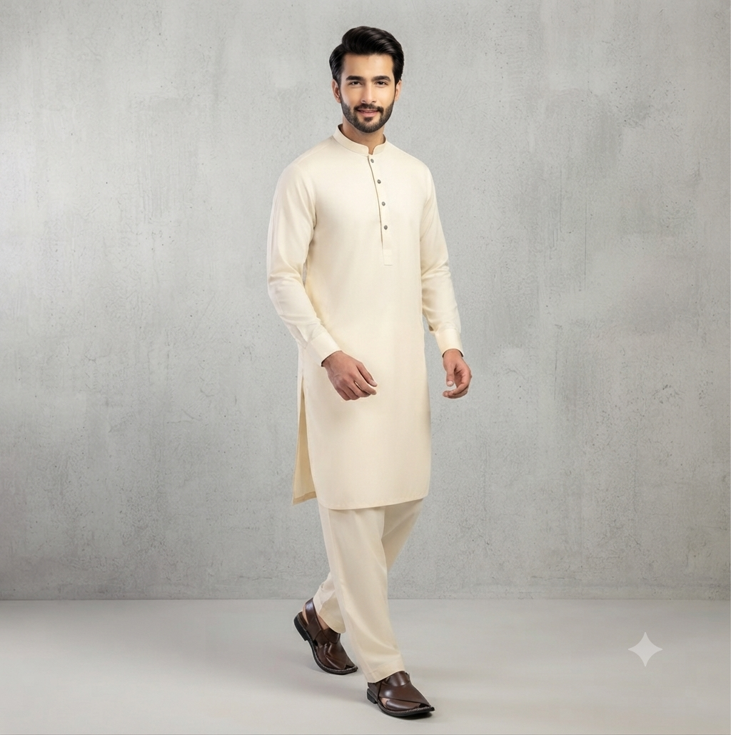 Premium Wash & Wear Men's Shalwar Kameez Fabric