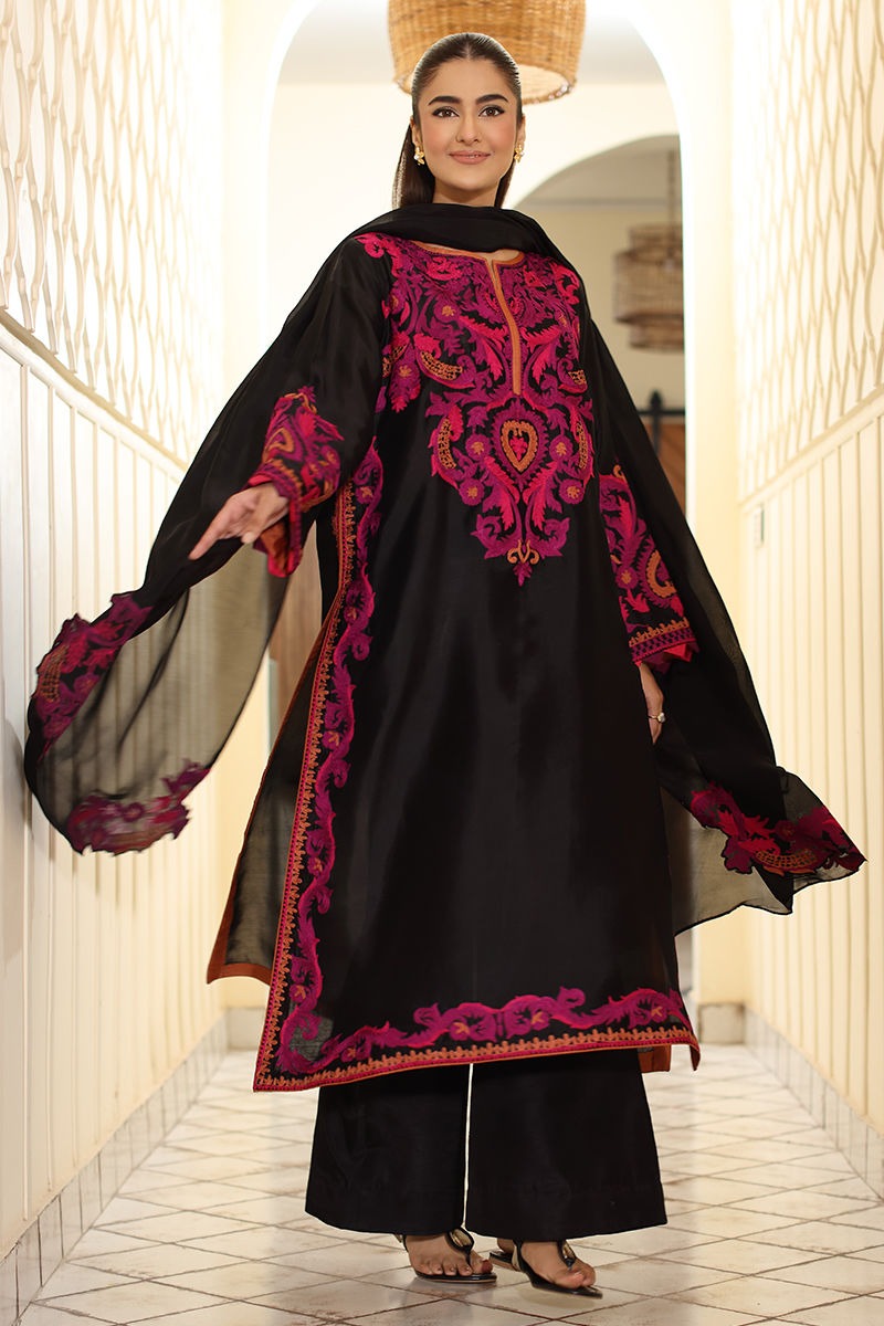 Nisa | 3-Piece Embroidered Unstitched Summer Suit
