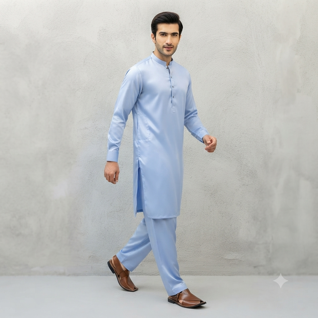 Premium Wash & Wear Men's Shalwar Kameez Fabric