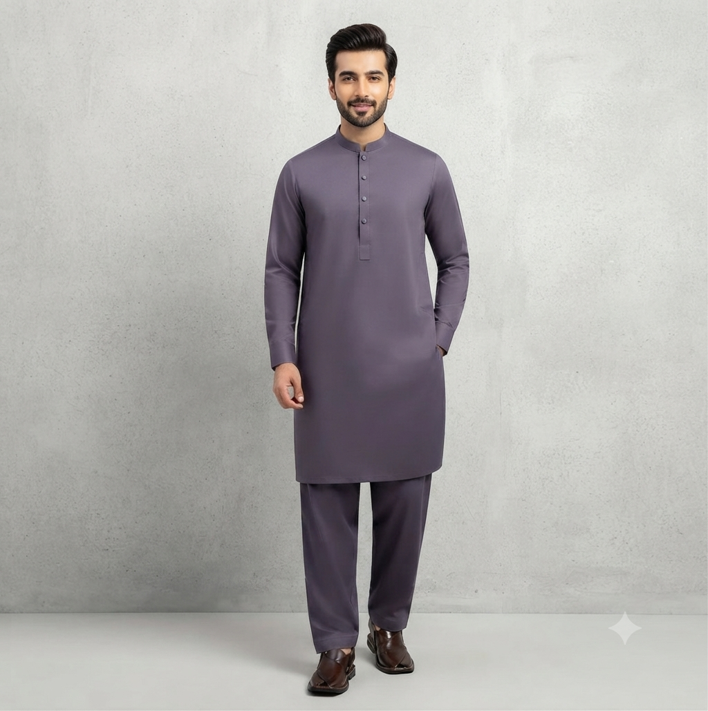 Contemporary Men's Casual & Festive Shalwar Kameez