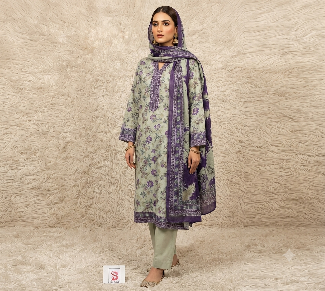 Bin Saeed 2026 Original Lawn Collection | 8-Meter Cutting | Premium Digital Prints