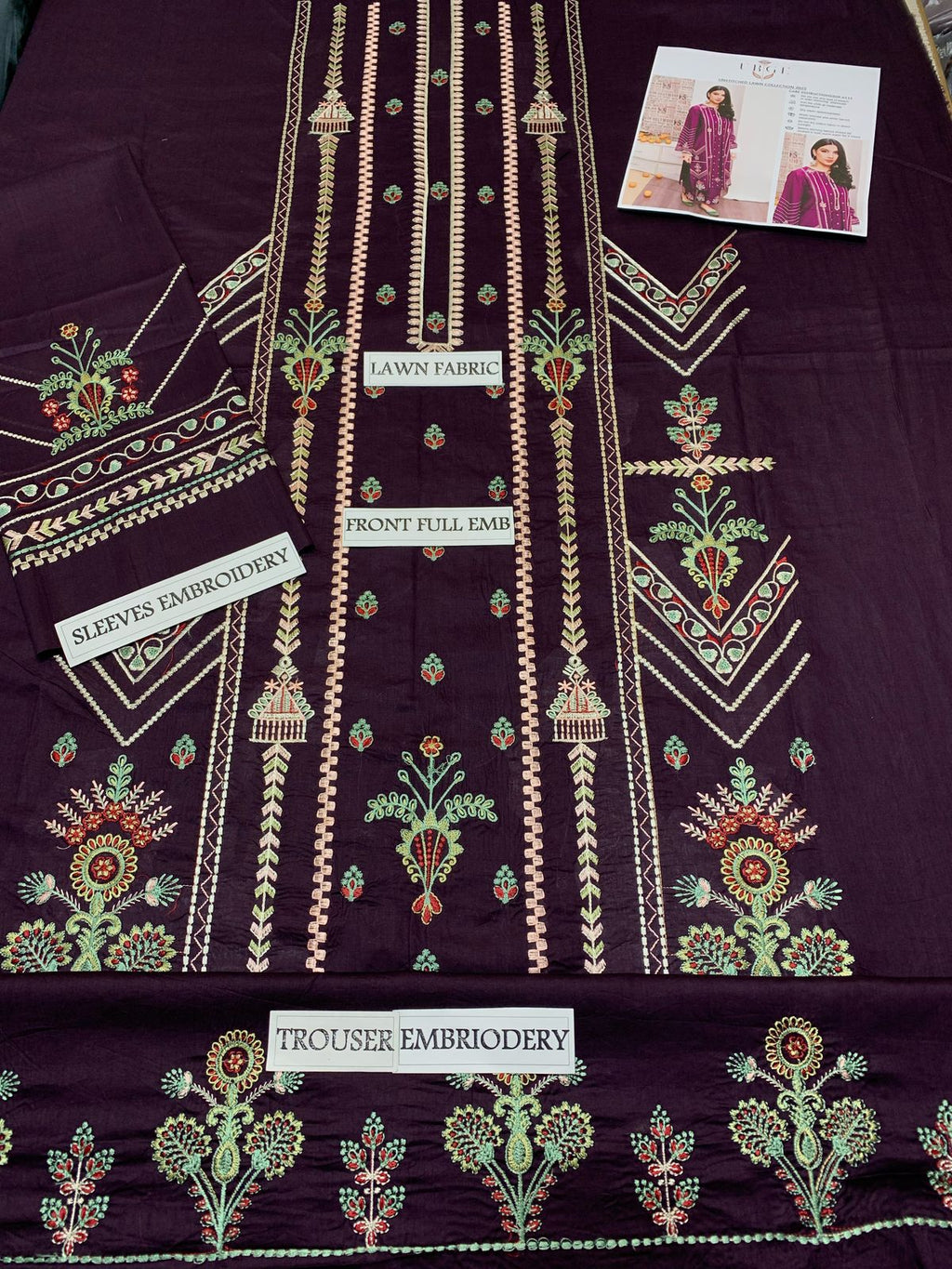 Luxury Heavy Embroidered Festive Suit | Heirloom Collection
