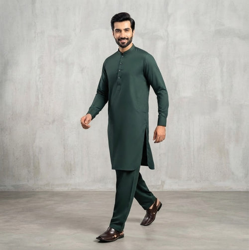 Classic Men's Wash & Wear Shalwar Kameez Fabric