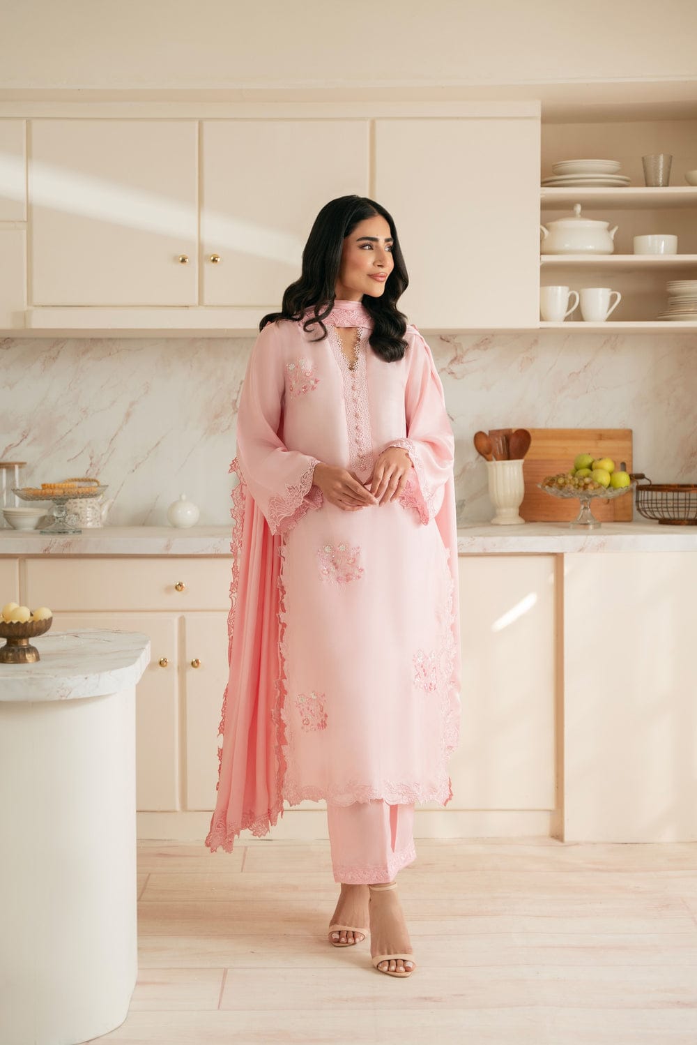 Nisa | 3-Piece Embroidered Unstitched Summer Suit