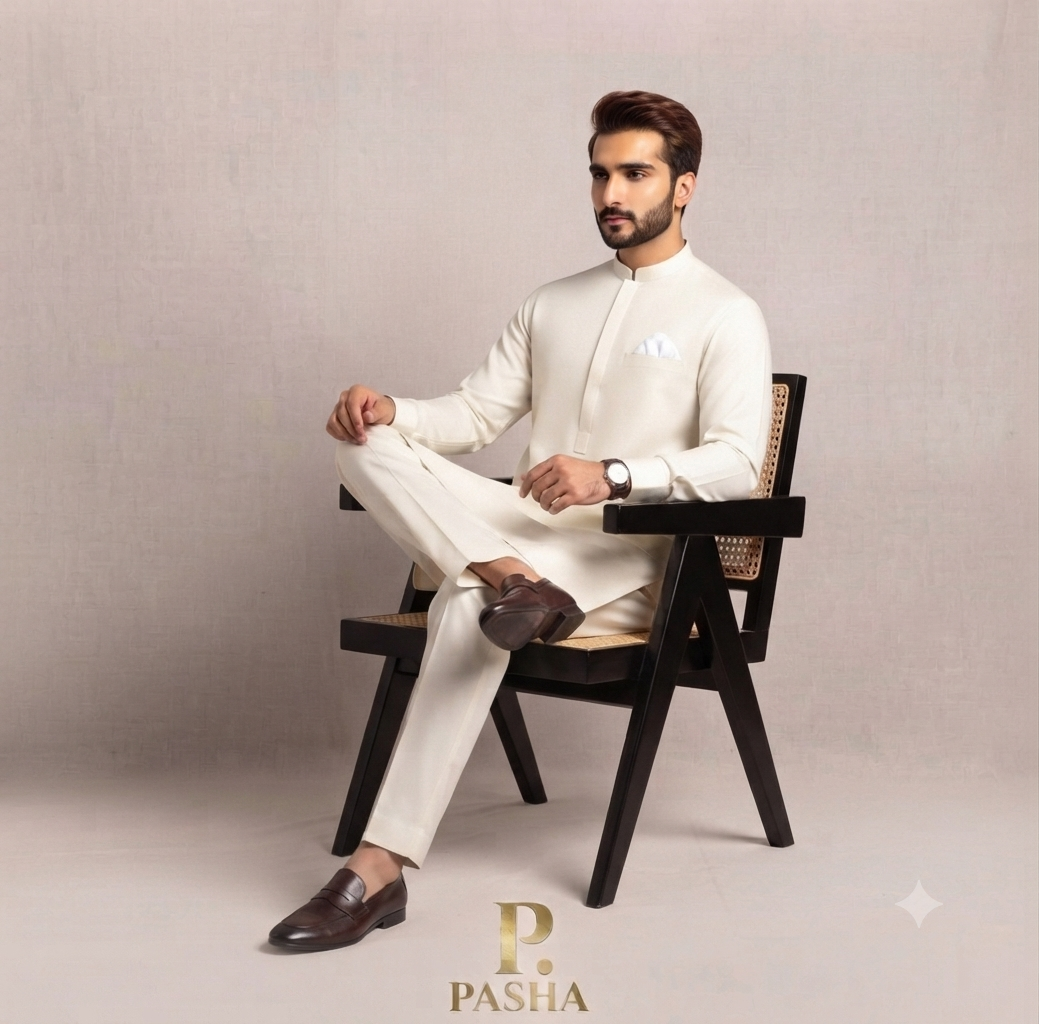 Pasha Executive Formal Shalwar Kameez Fabric