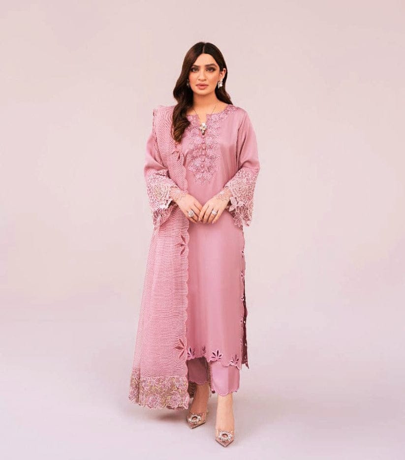 Nisa | 3-Piece Embroidered Unstitched Summer Suit