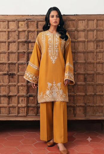 Luxury Heavy Embroidered Festive Suit | Heirloom Collection