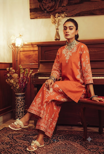 Luxury Heavy Embroidered Festive Suit | Heirloom Collection