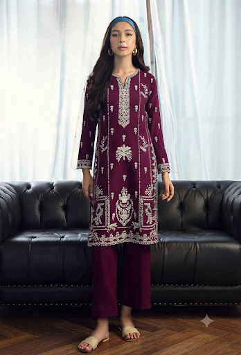 Luxury Heavy Embroidered Festive Suit | Heirloom Collection