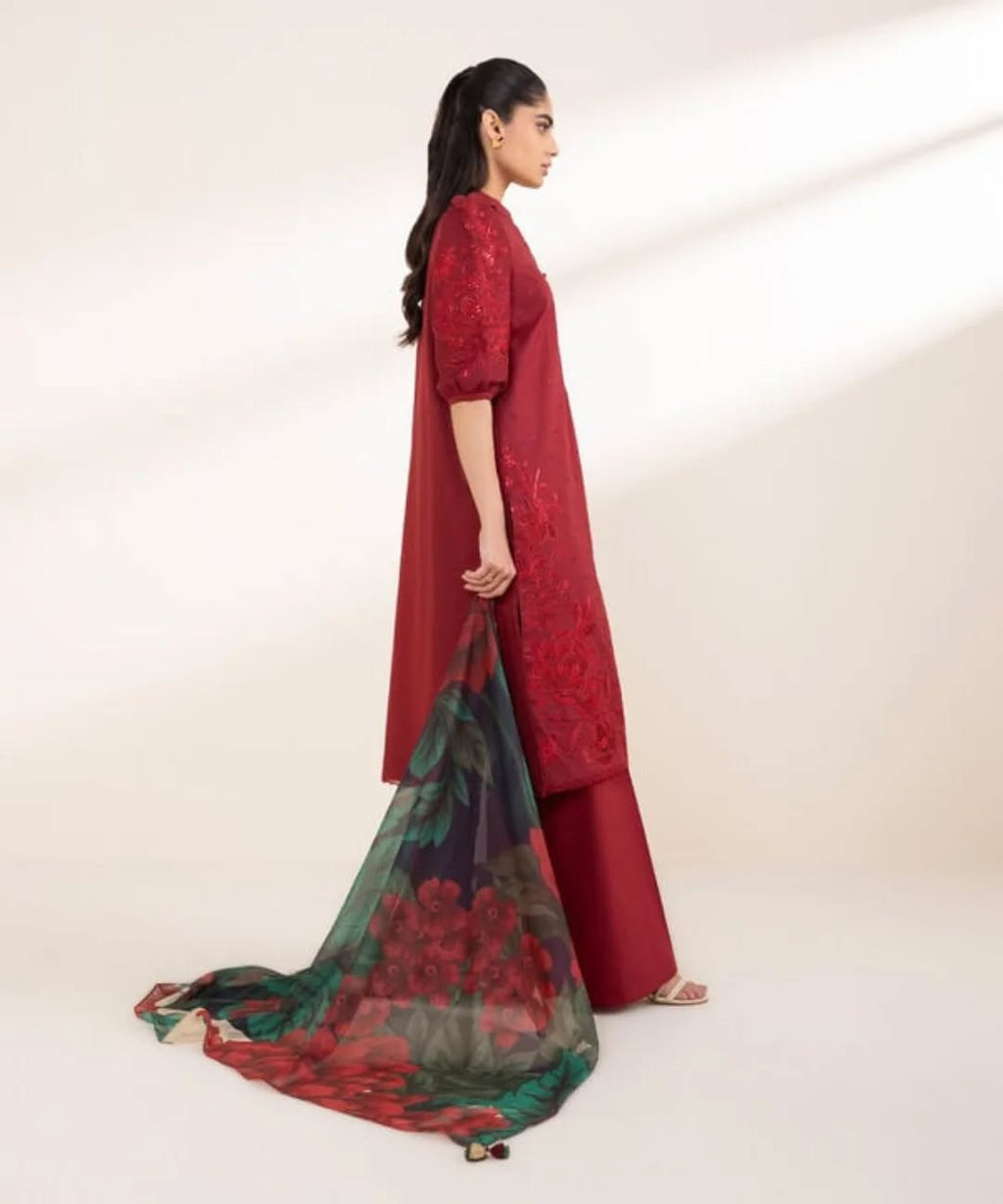 Sapphire | 3-Piece Embroidered Unstitched Summer Suit