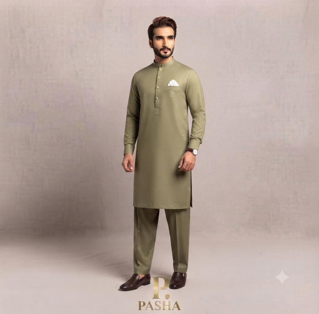 Pasha Classic Wash & Wear Men's Ensemble