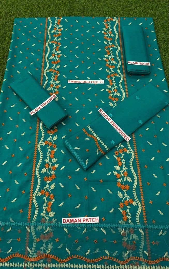 Embroidered Velvet Kurta and Trouser Ensemble