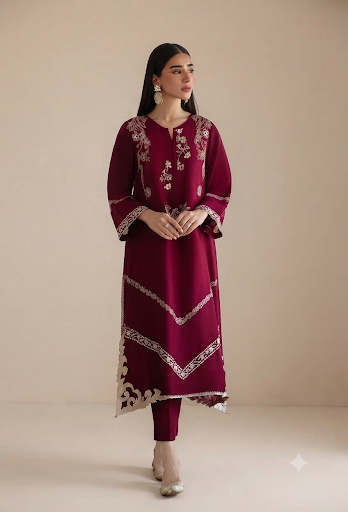 Exquisite Designer Embroidered Suit | Premium Formal Wear Collection