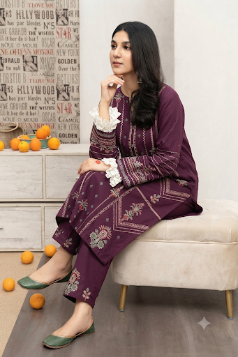 Luxury Heavy Embroidered Festive Suit | Heirloom Collection