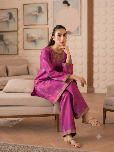 Exquisite Designer Embroidered Suit | Premium Formal Wear Collection