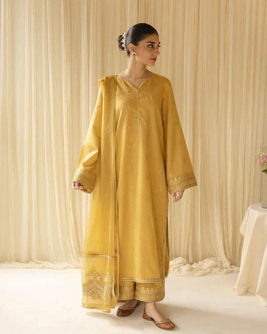 Dyot | 3-Piece Embroidered Unstitched Summer Suit