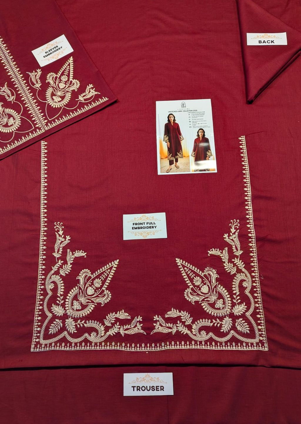 Luxury Heavy Embroidered Festive Suit | Heirloom Collection