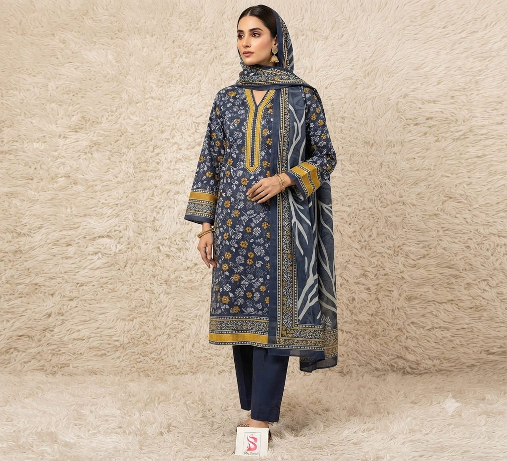 Bin Saeed 2026 Original Lawn Collection | 8-Meter Cutting | Premium Digital Prints