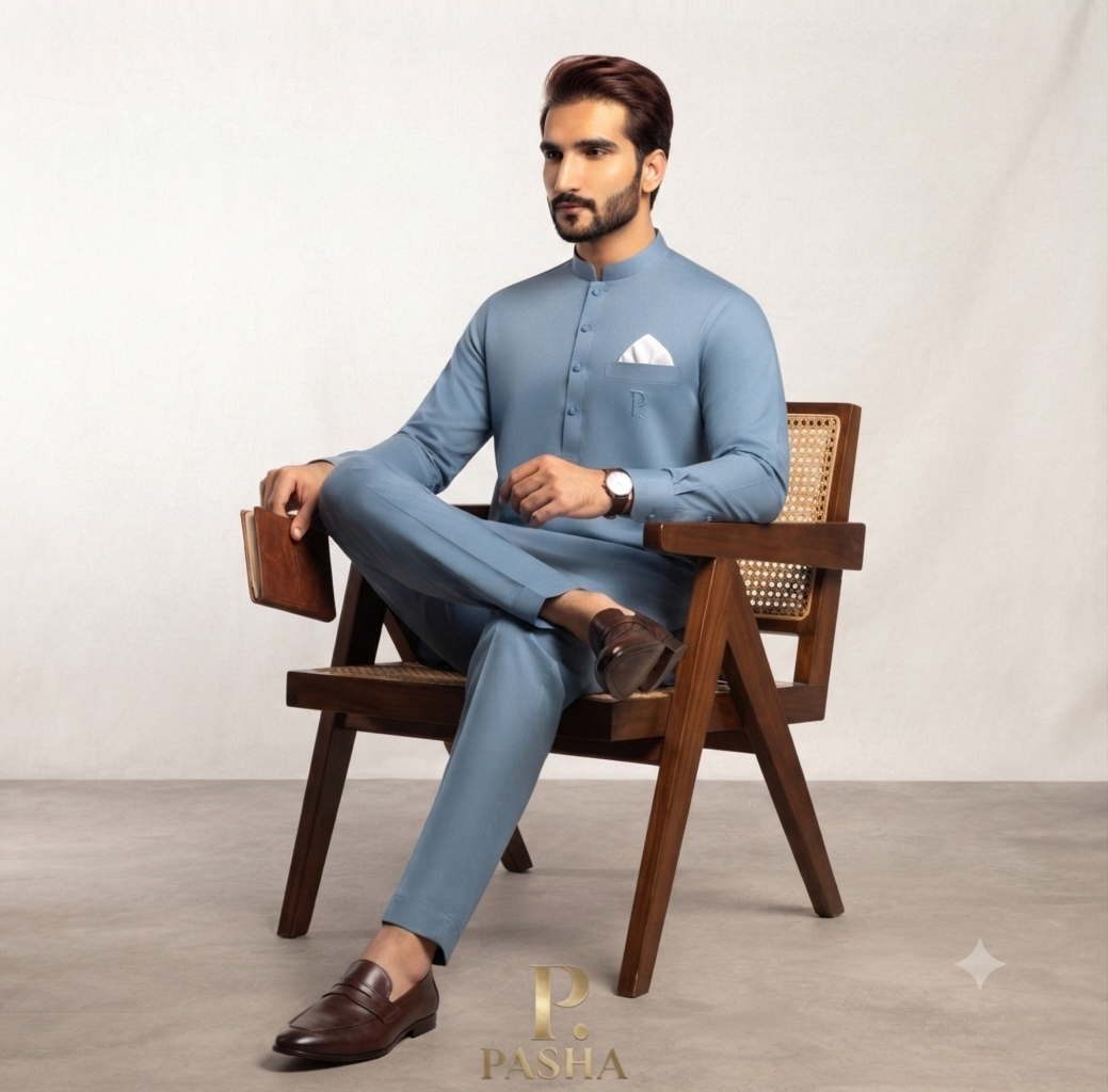 Pasha Executive Formal Shalwar Kameez Fabric