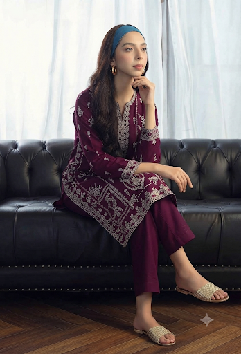 Luxury Heavy Embroidered Festive Suit | Heirloom Collection