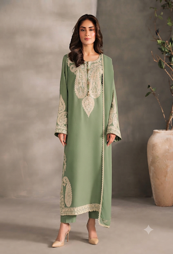 Exquisite Designer Embroidered Suit | Premium Formal Wear Collection