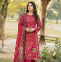 Fiza Noor Original Digital Printed 3-Piece Lawn Suit | 5-Meter Cutting