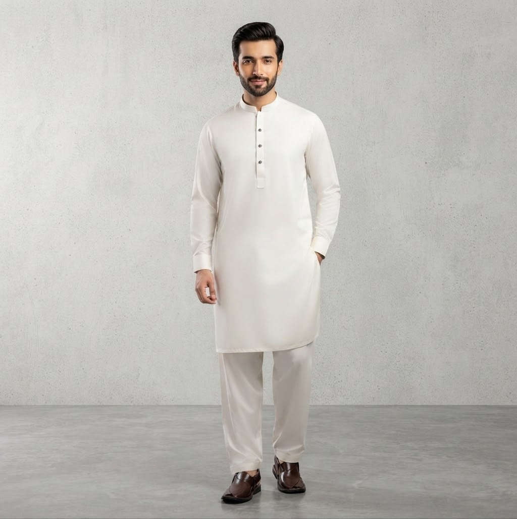 Classic Men's Wash & Wear Shalwar Kameez Fabric